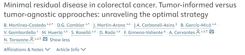 Jean-Charles Soria: Liquid biopsies offer 2 paths for MRD detection in colorectal cancer, by B. Martínez-Castedo