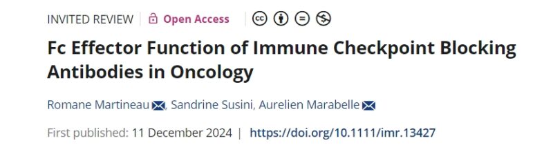 Jean-Charles Soria: How FcγR engagement influences antibody efficacy, toxicity and pharmacokinetics