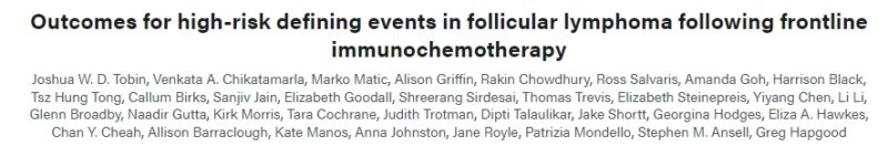 follicular lymphoma