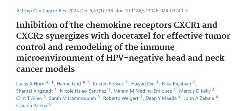 Relapsed head and neck squamous cell carcinoma unrelated to HPV infection