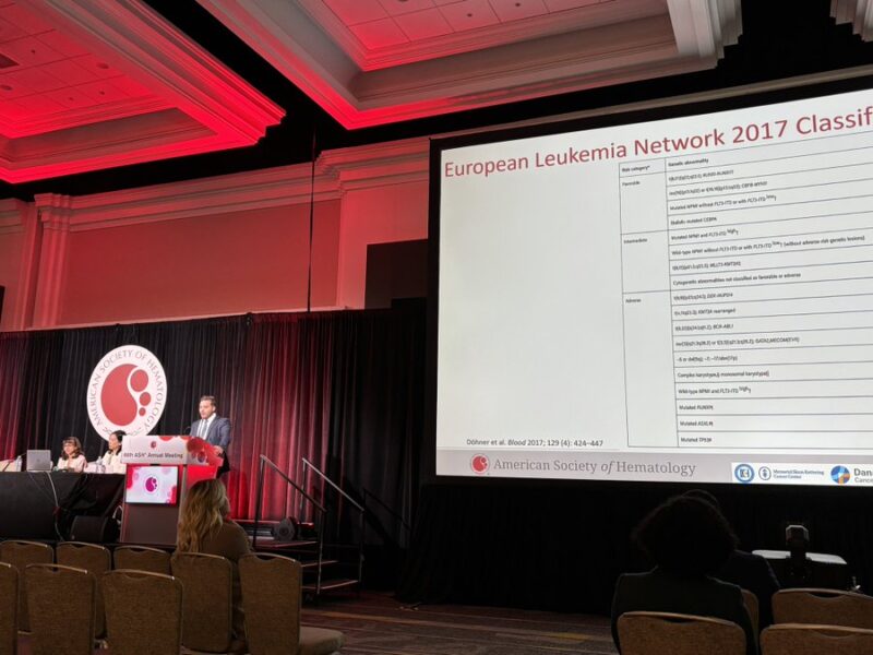 Dr Abdulrahman Alhajahjeh shares cost effectiveness of transplant in intermediate risk AML