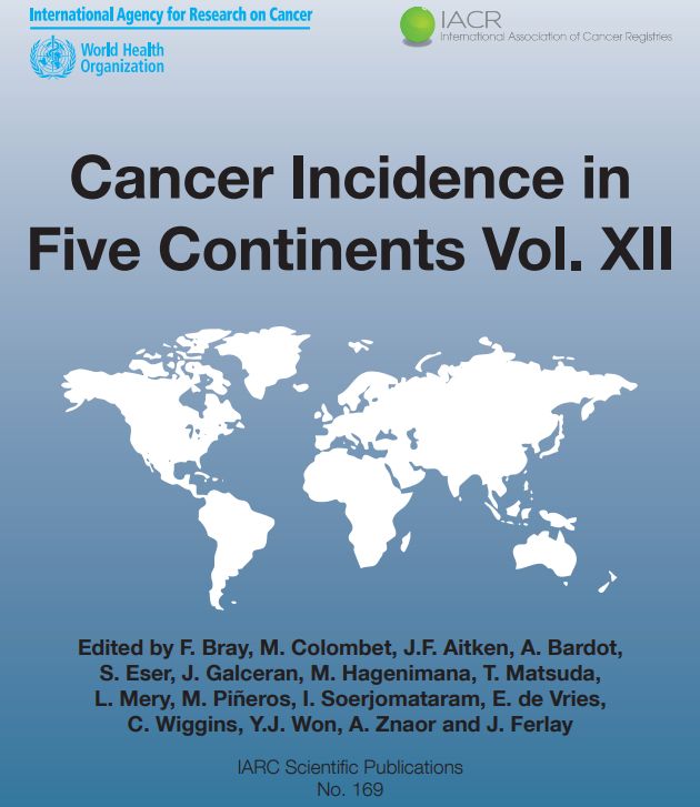 IARC - Cancer Incidence in Five Continents, Vol XII