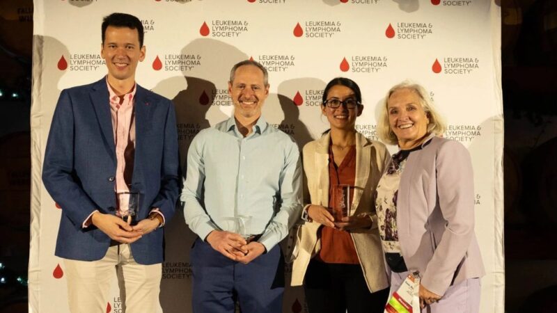 LLS Excellence in Scientific Service awardees Jonathan Licht and Susan O'Brien at ASH24