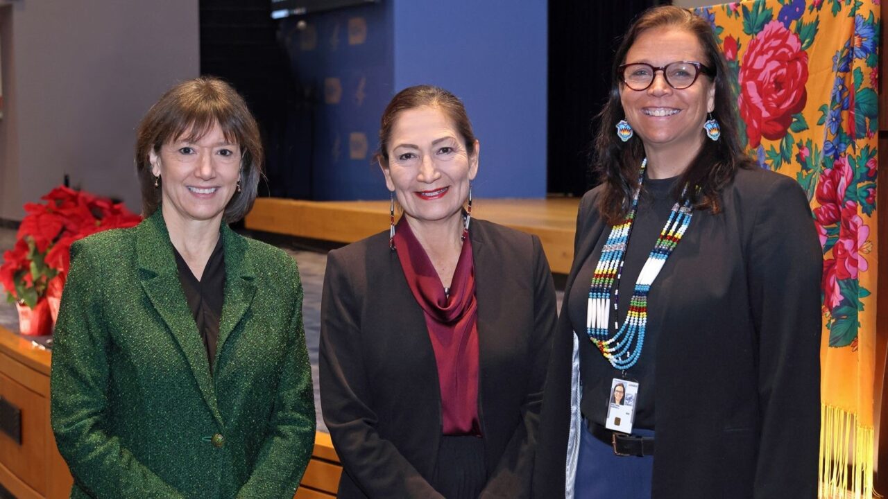 Monica Bertagnolli: I recently welcomed Secretary of the Interior Deb Haaland to NIH