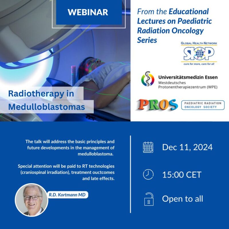 SIOP International - Radiotherapy in Medulloblastomas Educational Lecture on Paediatric Radiation Oncology Series