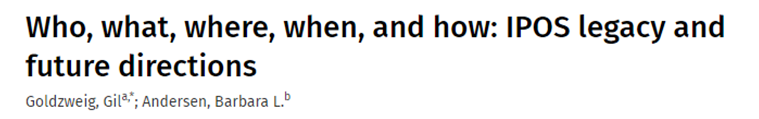 Who, what, where, when, and how: IPOS legacy and future directions
