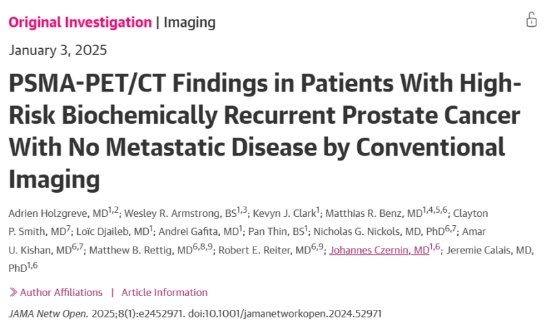 UCLA: Advanced imaging uncovered hidden metastases in high-risk ...