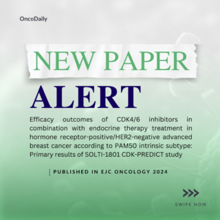 New Paper alert Carousel EJS CDK4/6 inhibotrs and outcomes in ER positive BC