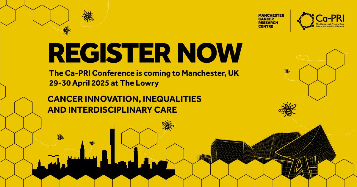 Registration open for the Ca-PRI conference 2025 – Manchester Cancer Research Centre