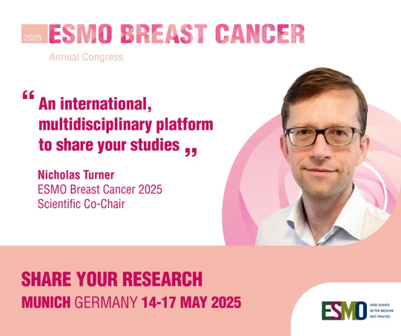 Abstract submission is open for ESMO Breast Cancer 2025