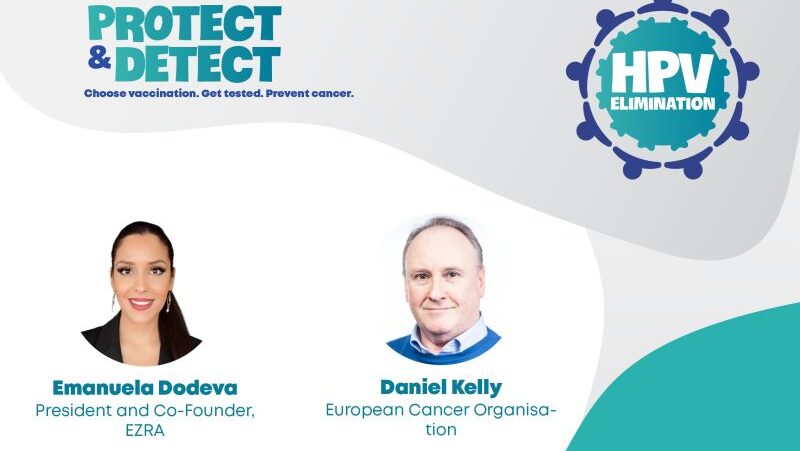 Emanuela Dodeva and Daniel Kelly at ECO’s HPV Protect and Detect Conference