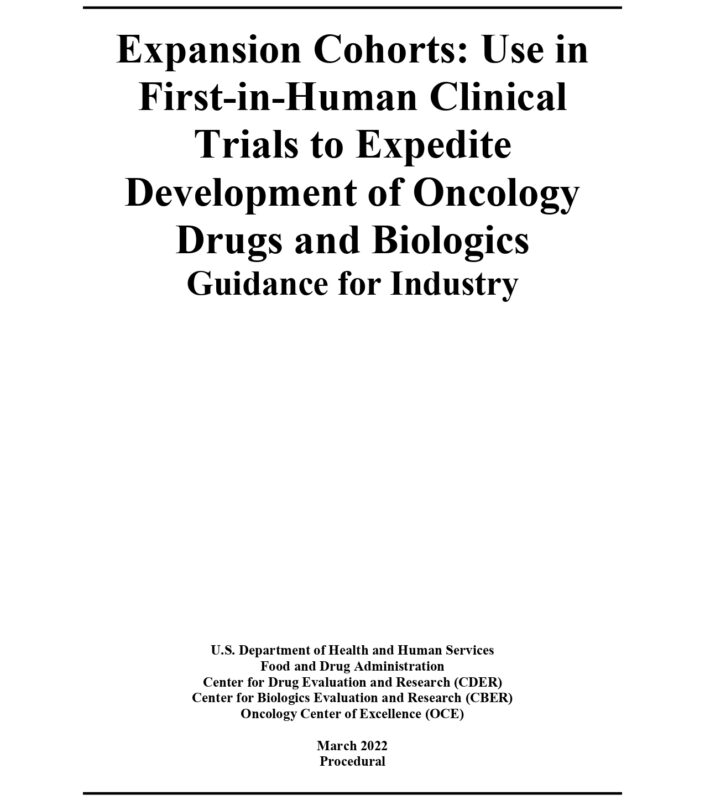 Hung Trinh on Expansion Cohorts in First-in-Human Oncology Trials by FDA