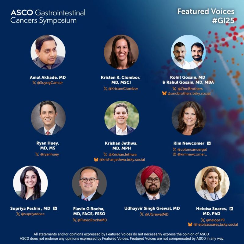 Amol Akhade: Happy to be listed as one of the featured voice for ASCO GI 25