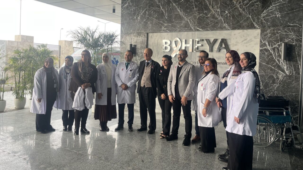 Malak Ibrahim: Honored to host Giuseppe Vial to Baheya Hospital