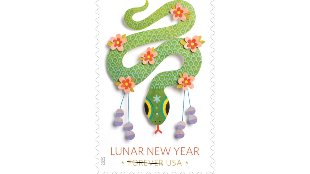 US Postal Service Celebrates Lunar New Year with Special Year of the Snake Stamp Release