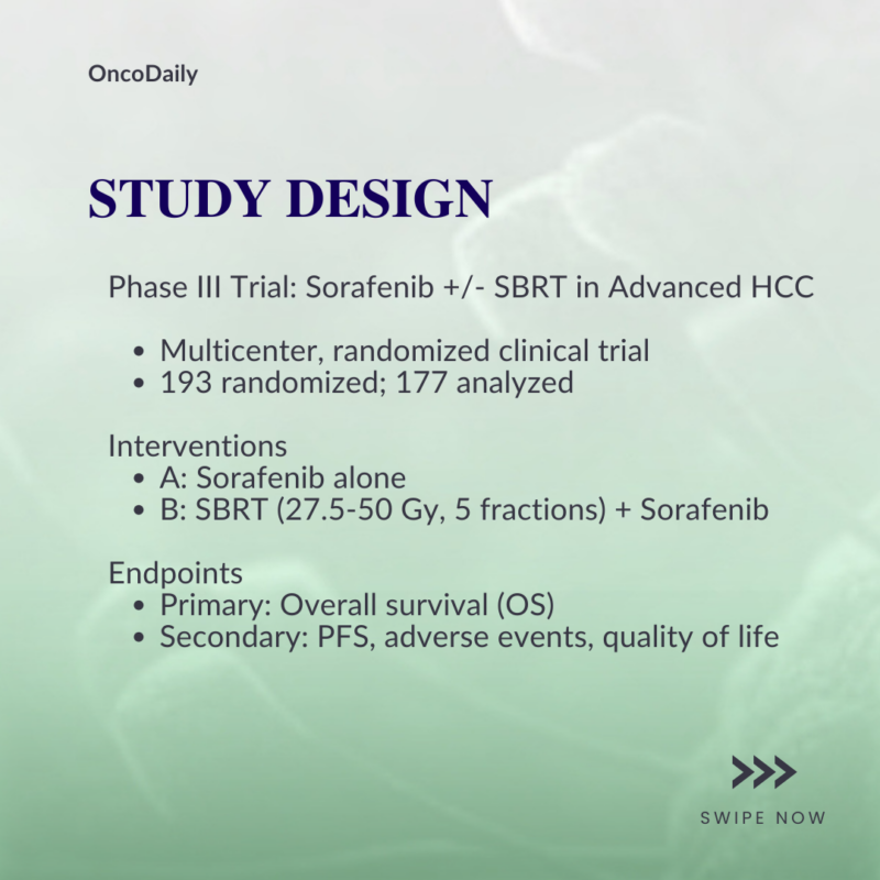 New Paper HCC SBRT and Sorafinb for locally advanced hepatoccelular carcinoma