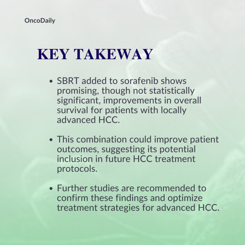 New Paper HCC SBRT and Sorafinb for locally advanced hepatoccelular carcinoma