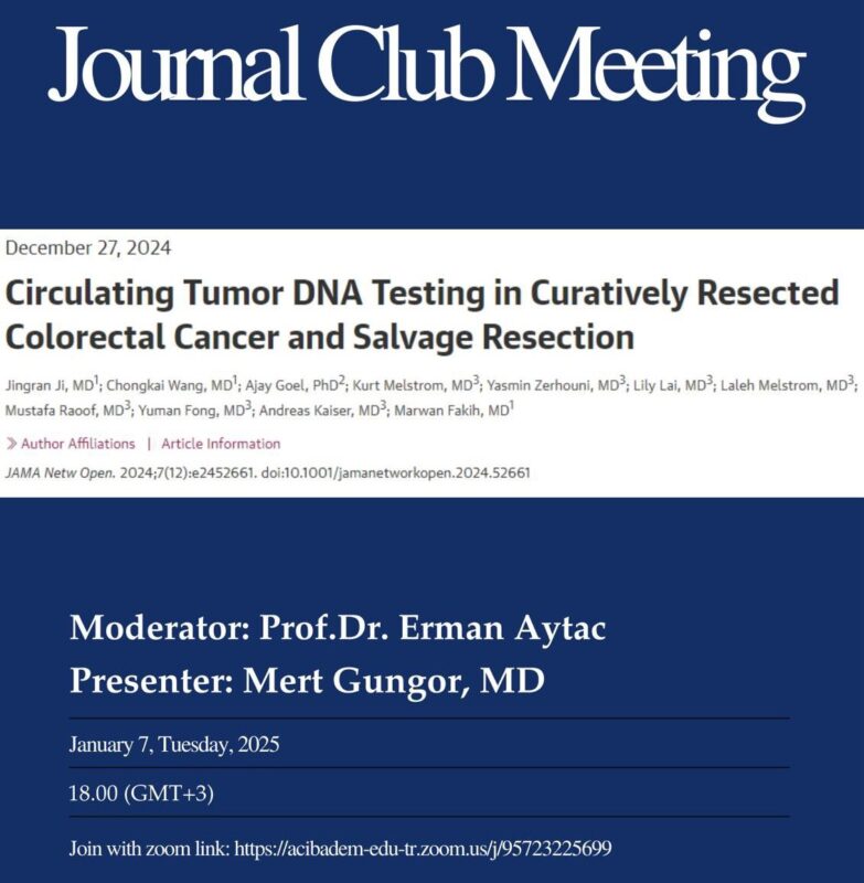 Gastrointestinal Oncology - Journal Club series