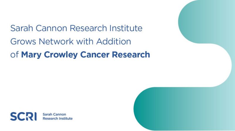 Vivek Subbiah: Proud to welcome Mary Crowley Cancer Research to SCRI