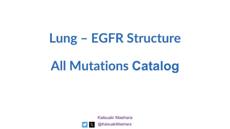 Katsuaki Maehara: Lung EGFR mutations catalog