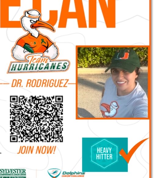 Estela Rodriguez: Training for the Dolphins Cancer Challenge