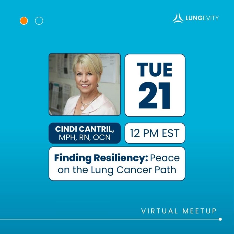 Finding Resiliency: Peace on the lung cancer path - LUNGevity Foundation