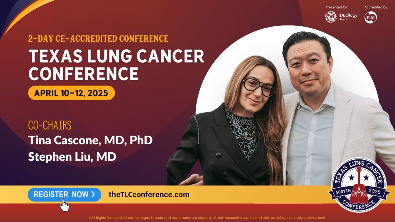 Stephen Liu and Tina Cascone return as co-chairs for Texas Lung Cancer Conference 2025