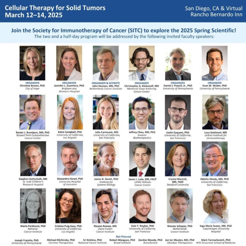 Jason Luke: Excited to speak at the SITC Spring Scientific - Cellular Therapy for Solid Tumors