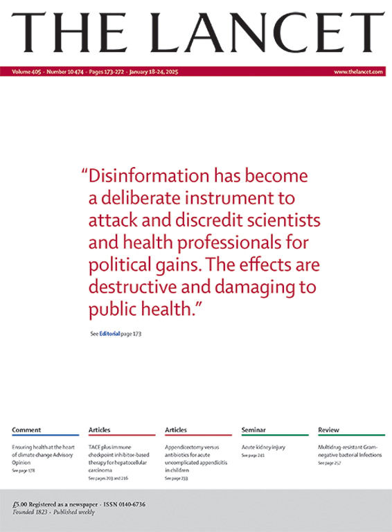 Health in the age of disinformation - The Lancet