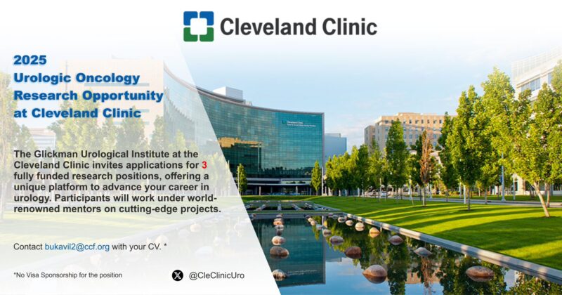 Cleveland Clinic's Center for Urologic Cancer offers paid clinical research positions