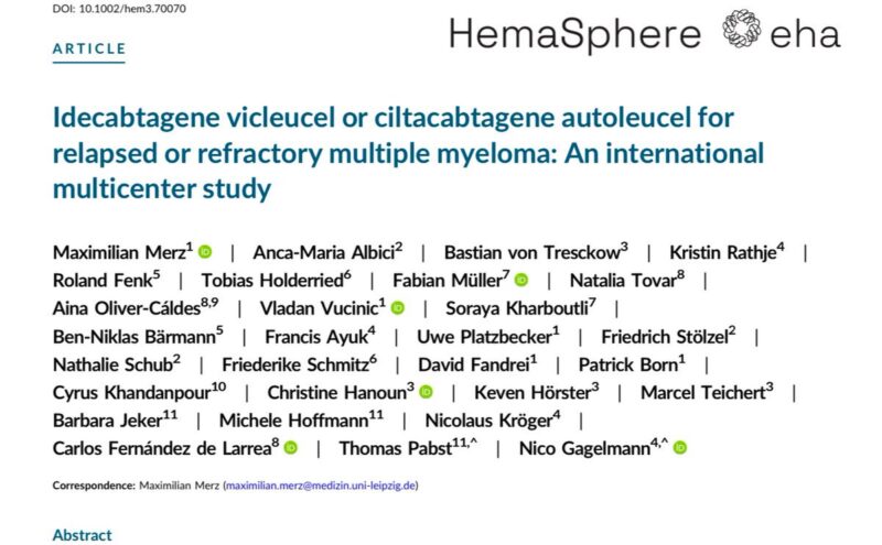 Al-Ola A Abdallah: Comparing Idecabtagene Vicleucel and Ciltacabtagene Autoleucel for RRMM