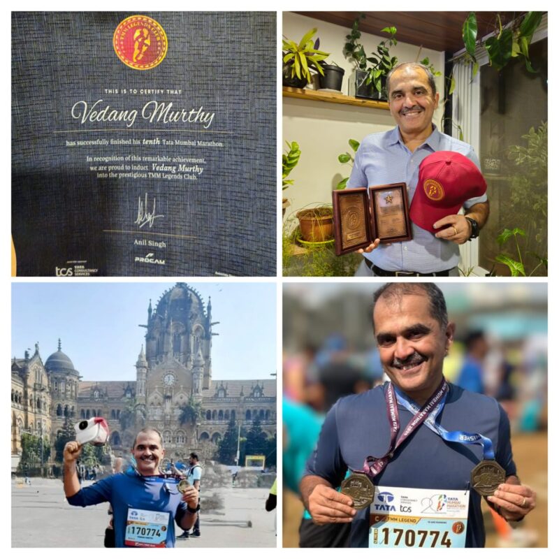 TMC Radiation Oncology - Congratulations to Vedang Murthy on completing his 10th Tata Mumbai Marathon