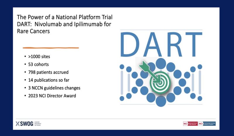 Razelle Kurzrock: The power of a national immunotherapy trial providing clinical trial options for patients with rare cancers