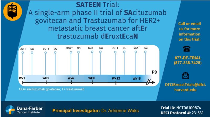 The safety and effectiveness of sacituzumab govitecan with trastuzumab for HER2+ Metastatic Breast Cancer