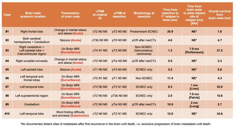 Mohammad Jad Moussa: What drives post-surgical relapse in SCNEC of the Urinary Tract