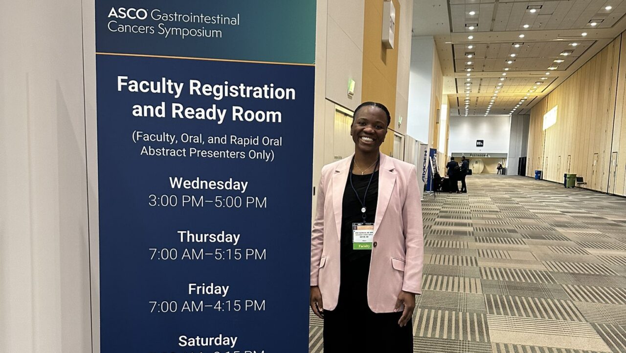 Akwi Asombang: Started my day as a Session co-chair at ASCO GI Cancers 2025 Symposium