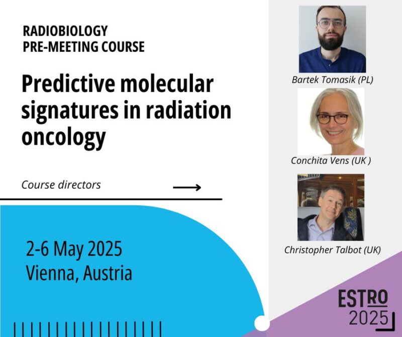 Join the Radiobiology Pre-Meeting Course at ESTRO 2025