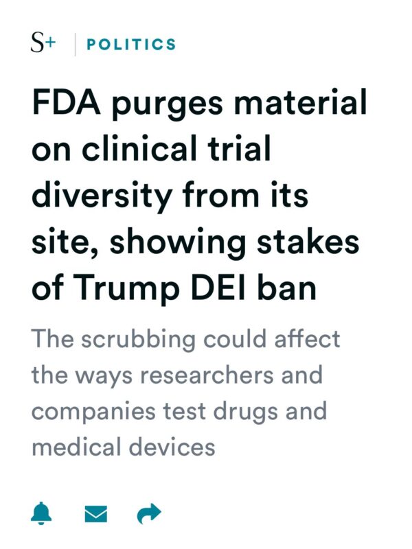 Estela Rodriguez: Dear FDA, clinical trial diversity is not DEI