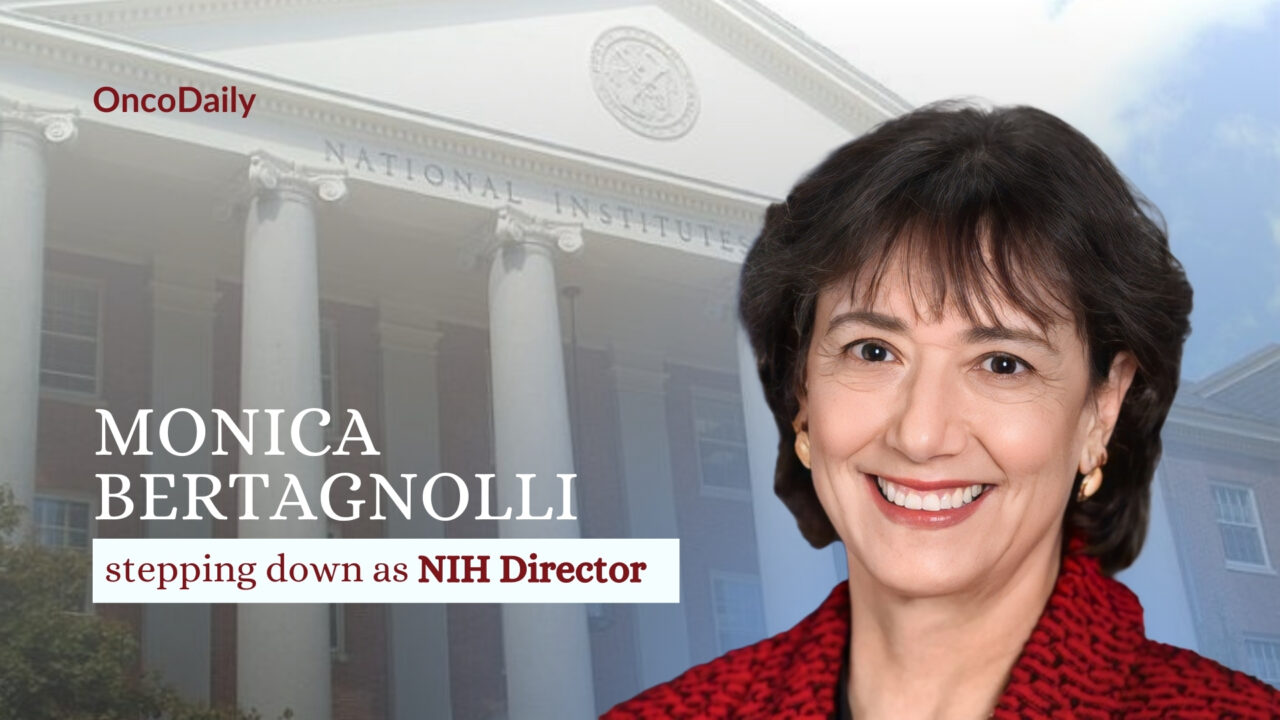 Monica Bertagnolli is ending her tenure as NIH director