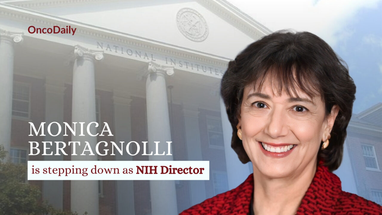 Monica Bertagnolli is ending her tenure as NIH director