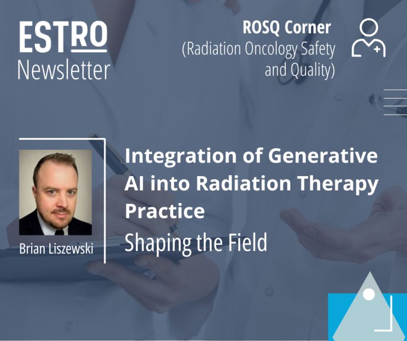 Integration of Generative AI into Radiation Therapy practice