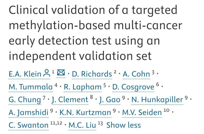 A Study Found That Minimal Patient Distress Is Associated with Multi-Cancer Early Detection Testing