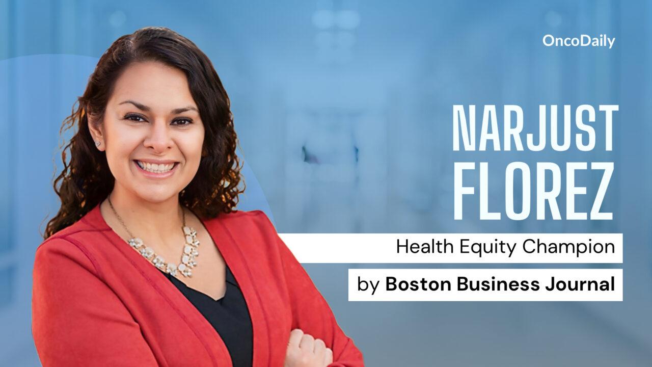 Narjust Florez was named as a health equity champion by Boston Business Journal