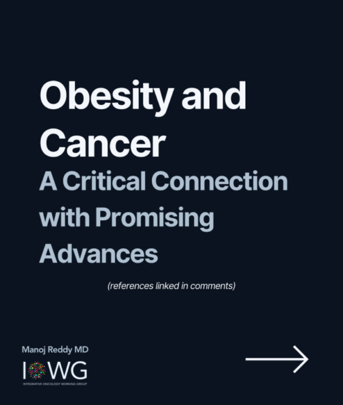 Manoj Reddy: Obesity and Cancer - A Critical Connection with New Advances GLP-1/GIP Agonists