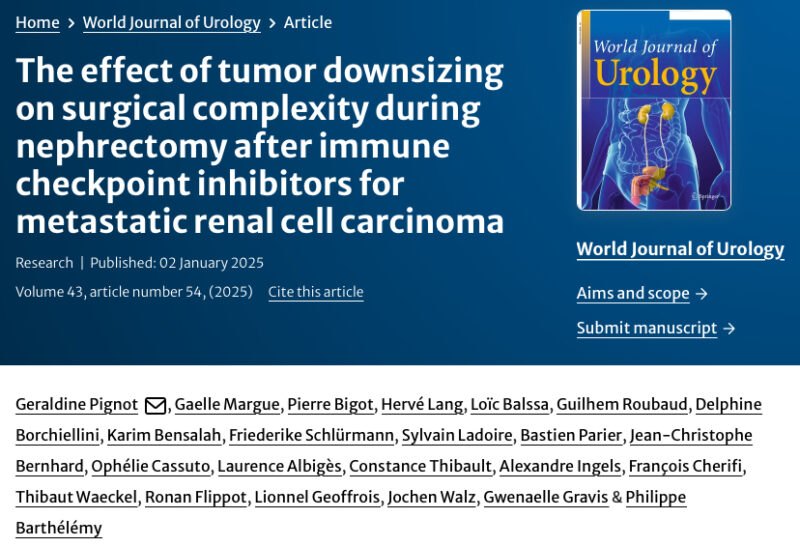 Enrique Grande: An immunogenic, tumor-specific gene signature in muscle-invasive bladder cancer