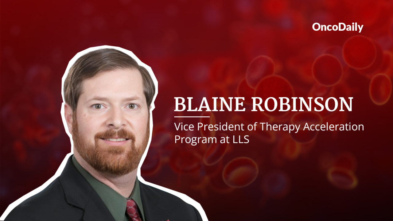 Blaine Robinson has been appointed as a Vice President of Therapy Acceleration Program at The Leukemia and Lymphoma Society