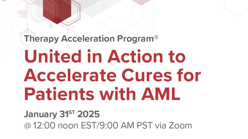 Registration is open for the Therapy Acceleration Program (TAP) – The Leukemia and Lymphoma Society