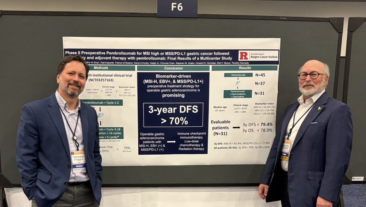 Howard S Hochster: Innovative biomarker driven trial in neoadjuvant therapy of gastric cancer