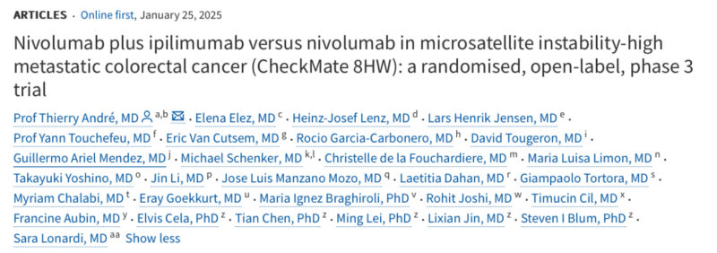 Myriam Chalabi: Long awaited practice-changing results from phase 3 CM8HW are out