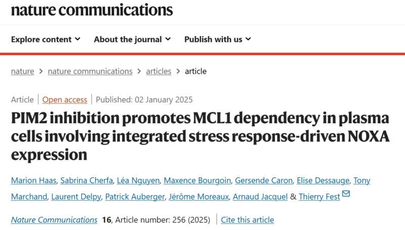 Myeloma Paper of the Day, January 5th, suggested by Robert Orlowski